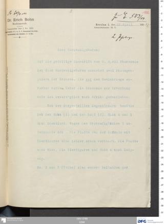 An archival document representing a Correspondence of 3 page(s)