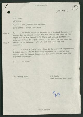 An archival document representing a Files  of 1 page(s)