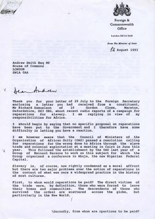 An archival document representing a Correspondence of 2 page(s)