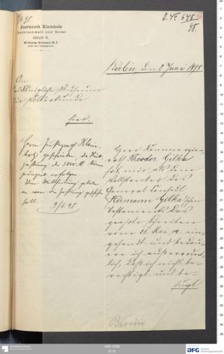 An archival document representing a Correspondence of 4 page(s)