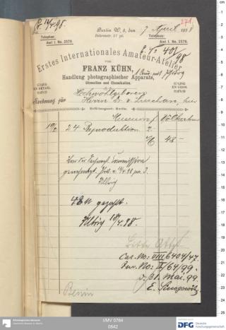 An archival document representing a Invoices of 2 page(s)