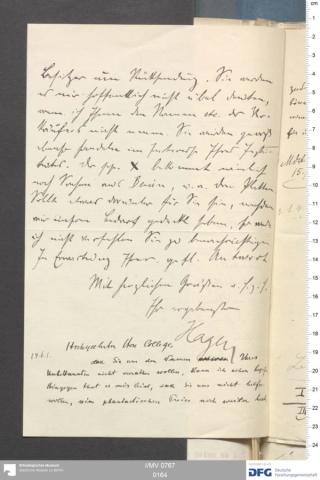An archival document representing a Correspondence of 3 page(s)