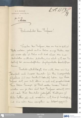 An archival document representing a Correspondence of 4 page(s)