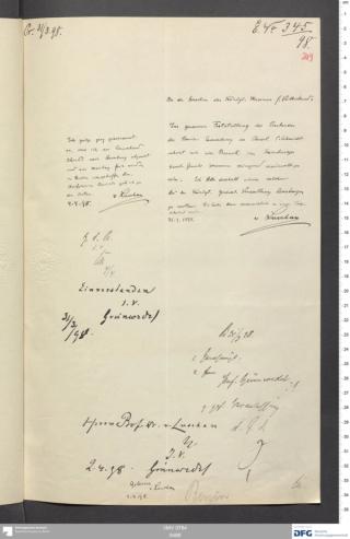 An archival document representing a Correspondence of 2 page(s)