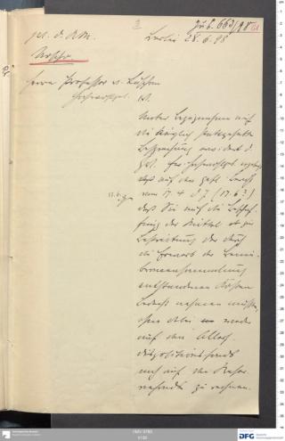 An archival document representing a Correspondence of 2 page(s)