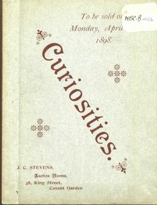 An archival document representing a Auction Catalog of 15 page(s)