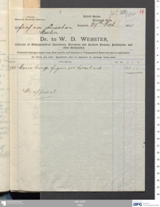An archival document representing a Correspondence of 2 page(s)