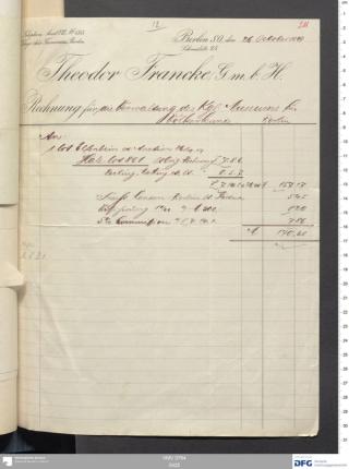 An archival document representing a Invoices of 2 page(s)