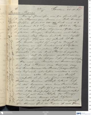 An archival document representing a Correspondence of 2 page(s)
