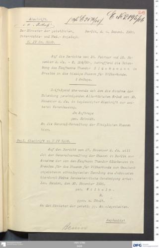 An archival document representing a Correspondence of 1 page(s)