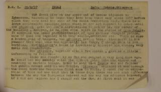 An archival document representing a Research notes of 2 page(s)