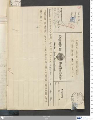 An archival document representing a Correspondence of 2 page(s)