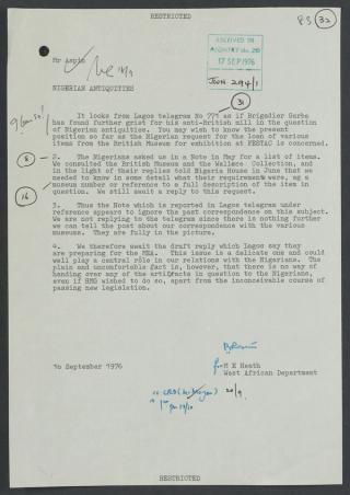 An archival document representing a Files  of 1 page(s)