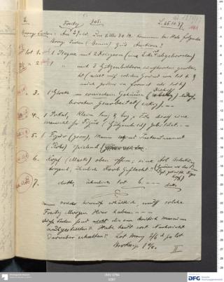 An archival document representing a Correspondence of 2 page(s)