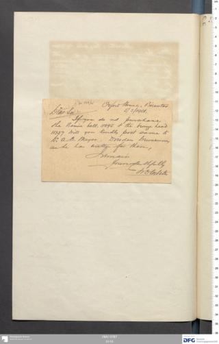 An archival document representing a Correspondence of 1 page(s)