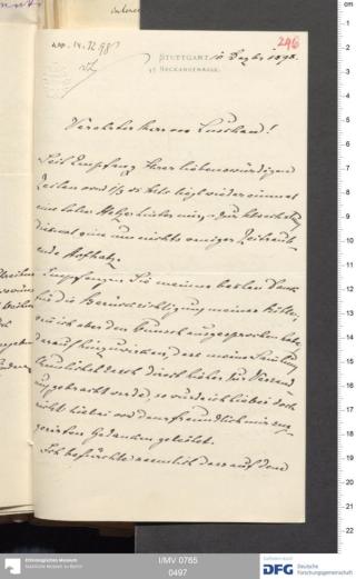 An archival document representing a Correspondence of 4 page(s)