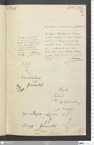 An archival document representing a Correspondence of 2 page(s)