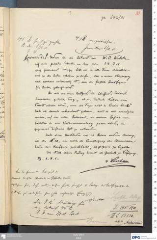 An archival document representing a Correspondence of 2 page(s)