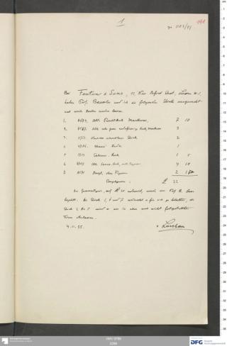 An archival document representing a Correspondence of 2 page(s)
