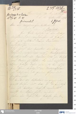 An archival document representing a Correspondence of 4 page(s)