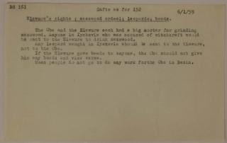 An archival document representing a Research notes of 1 page(s)