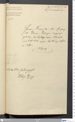 An archival document representing a Correspondence of 2 page(s)
