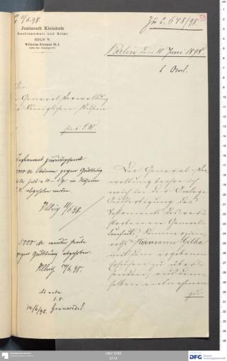 An archival document representing a Correspondence of 4 page(s)