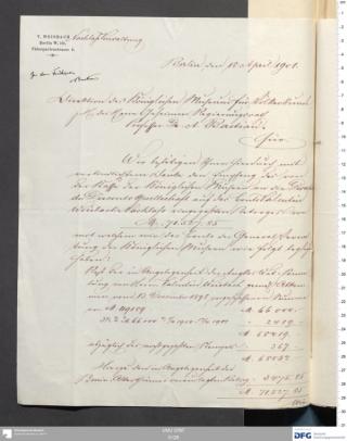 An archival document representing a Correspondence of 3 page(s)