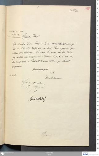 An archival document representing a Correspondence of 2 page(s)