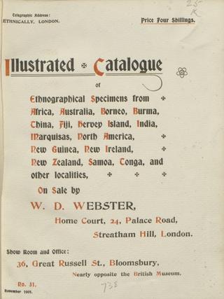 An archival document representing a Sales Catalog of 33 page(s)