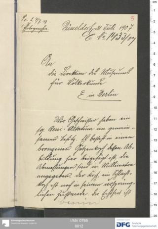 An archival document representing a Correspondence of 3 page(s)