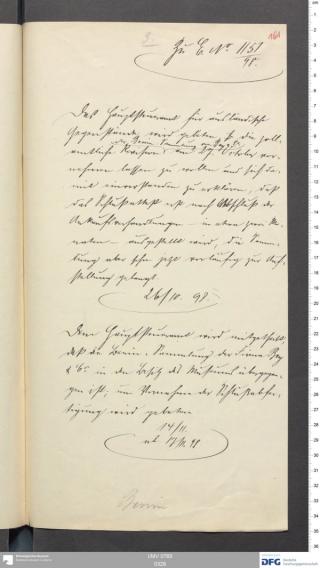 An archival document representing a Correspondence of 2 page(s)
