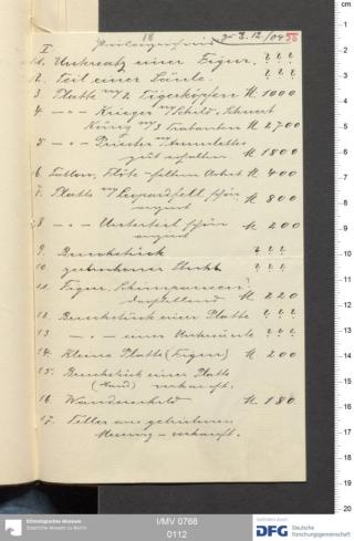 An archival document representing a Price Lists of 4 page(s)