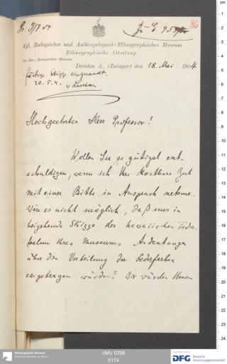 An archival document representing a Correspondence of 4 page(s)