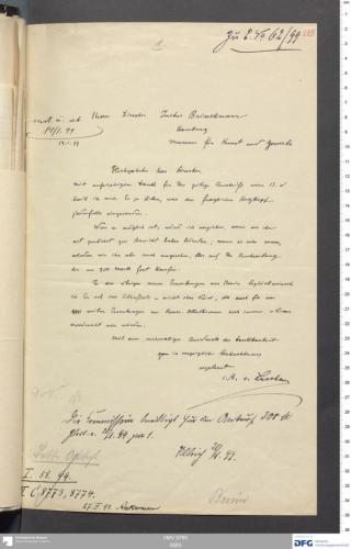 An archival document representing a Correspondence of 3 page(s)
