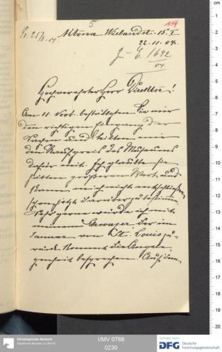 An archival document representing a Correspondence of 4 page(s)