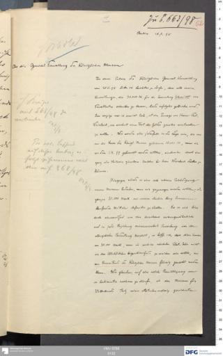 An archival document representing a Correspondence of 2 page(s)