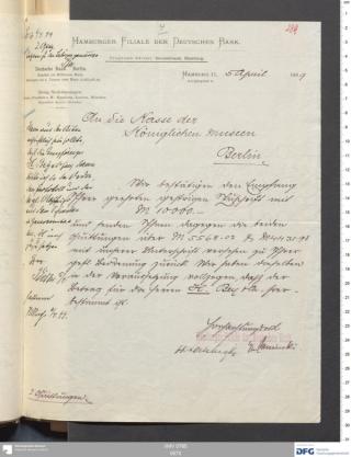 An archival document representing a Correspondence of 2 page(s)