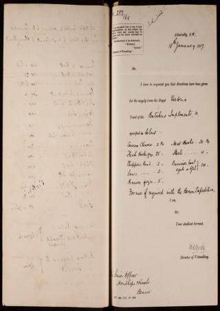 An archival document representing a Files  of 1 page(s)