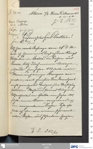 An archival document representing a Correspondence of 4 page(s)