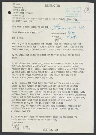 An archival document representing a Files  of 1 page(s)