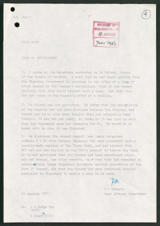 An archival document representing a Files  of 1 page(s)