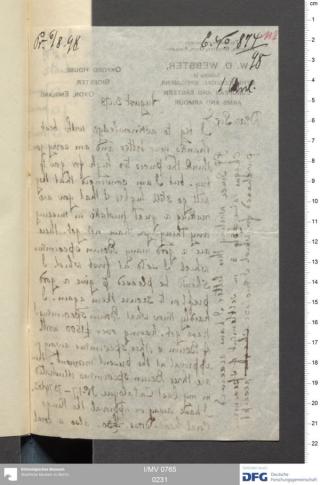 An archival document representing a Correspondence of 4 page(s)