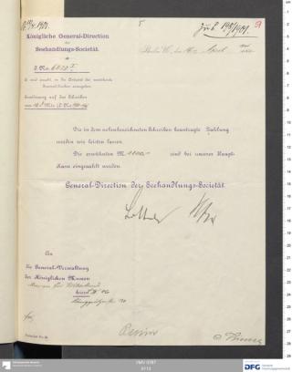 An archival document representing a Correspondence of 2 page(s)