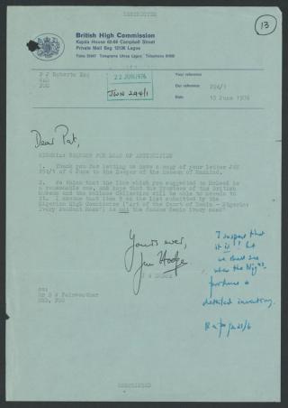 An archival document representing a Files  of 1 page(s)