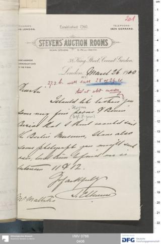 An archival document representing a Correspondence of 2 page(s)
