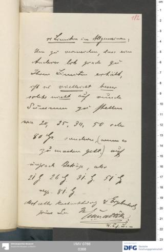 An archival document representing a Correspondence of 1 page(s)
