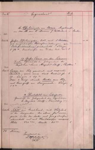 An archival document representing a Inventories of 1 page(s)