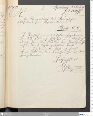 An archival document representing a Correspondence of 2 page(s)