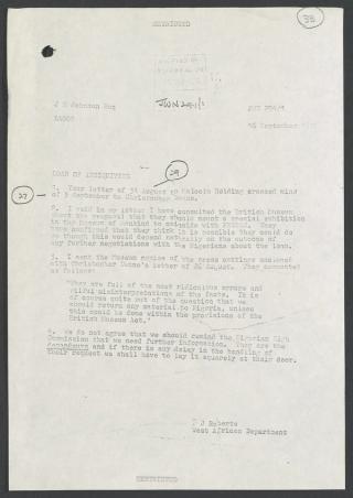 An archival document representing a Files  of 1 page(s)